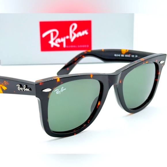 Ray-Ban Other - Ray-Ban Classic Sunglasses Wayfarer RB2140 50mm Tortoise w/ Green G15 Lens